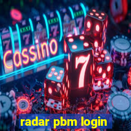 radar pbm login